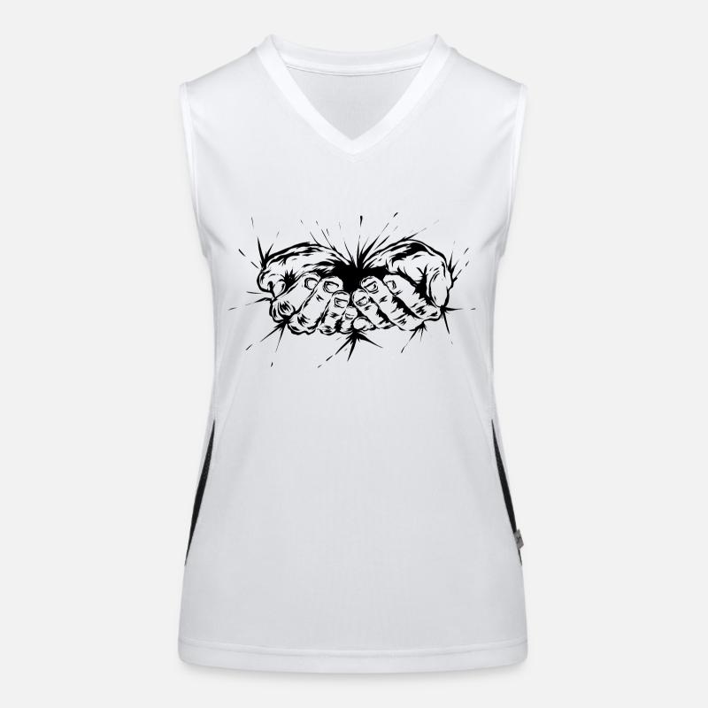 Armut Funktionelles Kontrast-Tank Top für Frauen