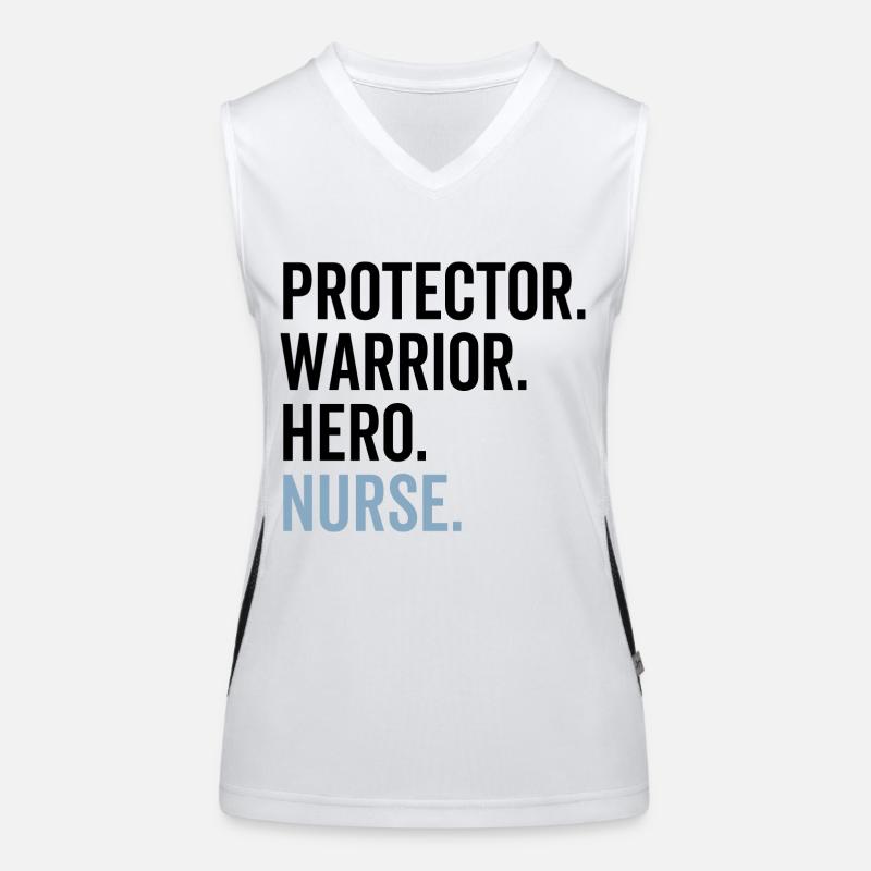 Protector Warrior Hero Nurse Women's Functional Contrast Tank Top