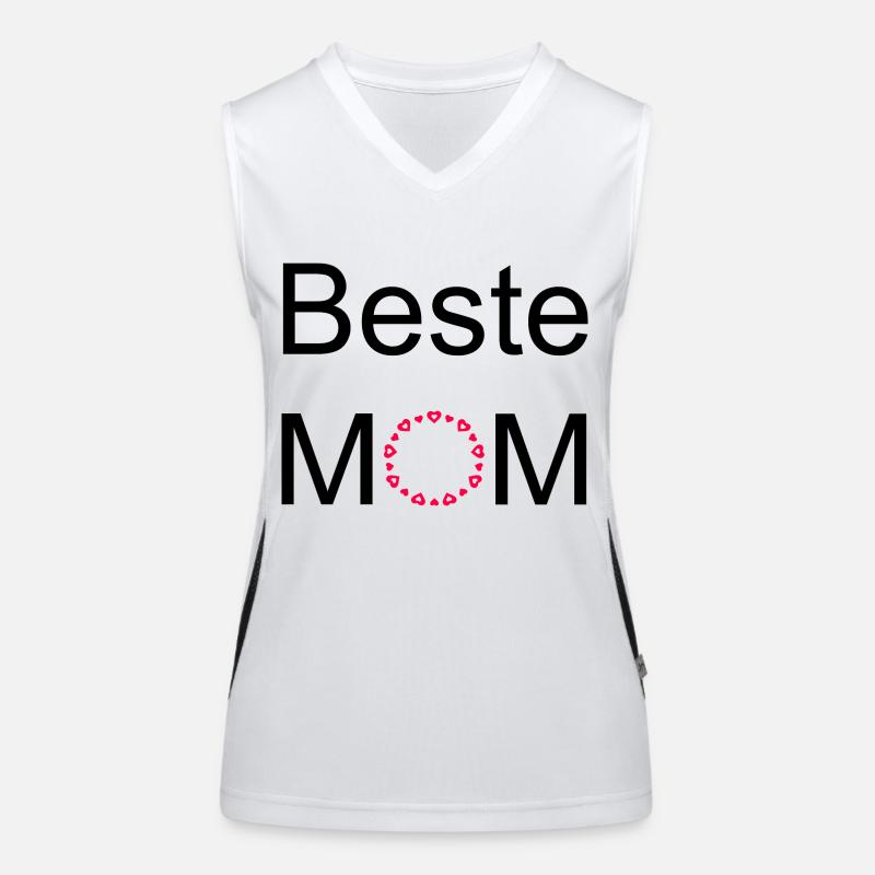 Mama ist die Beste. Mutter ist die Beste. Mom Life Funktionelles Kontrast-Tank Top für Frauen