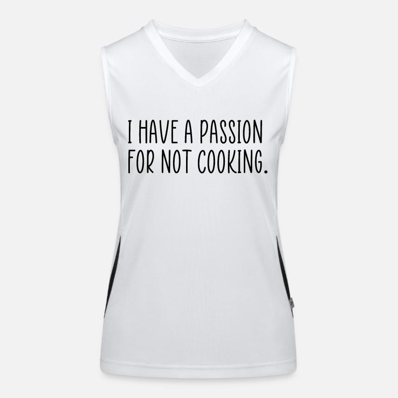 Passion for not cooking Women's Functional Contrast Tank Top