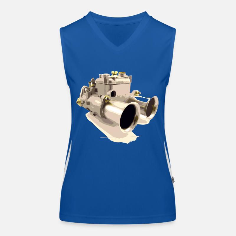 Carburettor for classic cars is an important component Women's Functional Contrast Tank Top