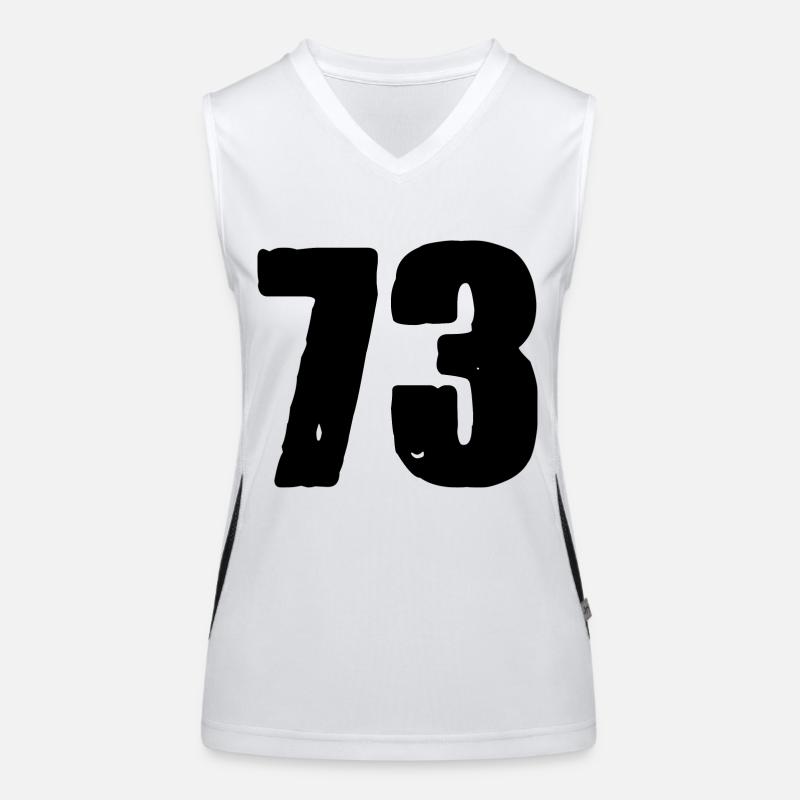 Maillot à 73 numéros Débardeur respirant contrasté Femme