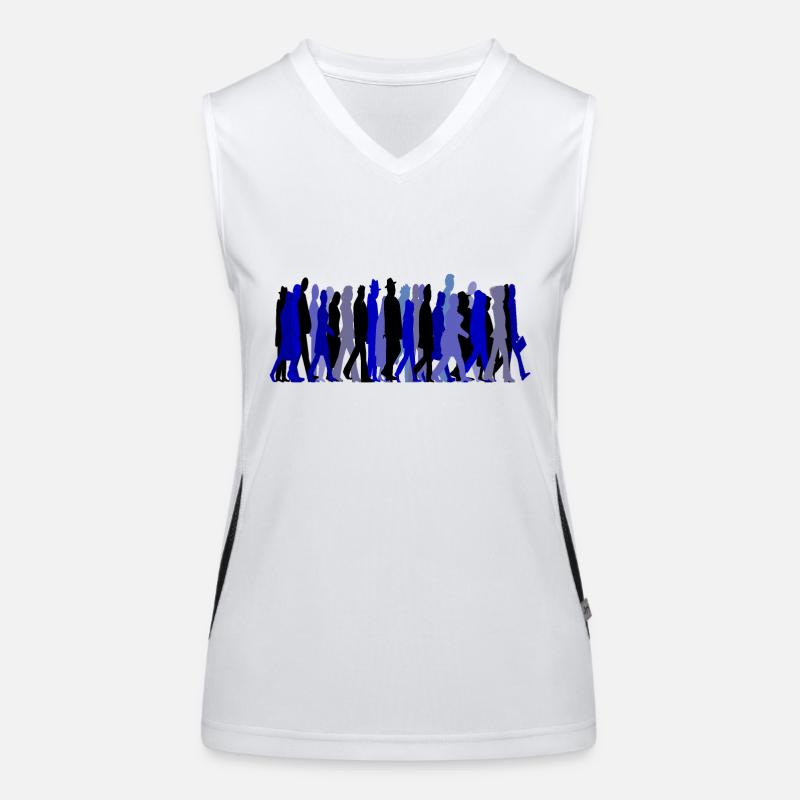 Rushing Crowd Women's Functional Contrast Tank Top