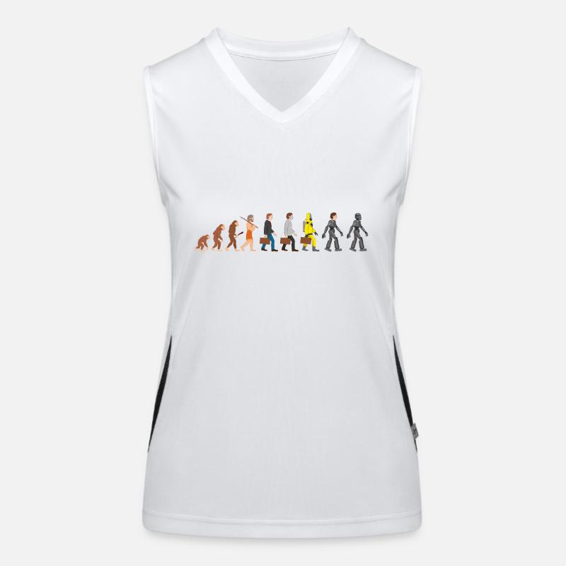 Evolution our far future Women's Functional Contrast Tank Top