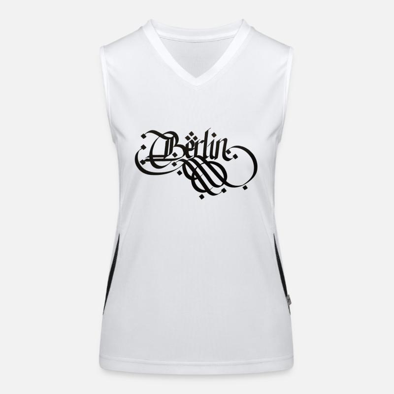 Berlin Funktionelles Kontrast-Tank Top für Frauen