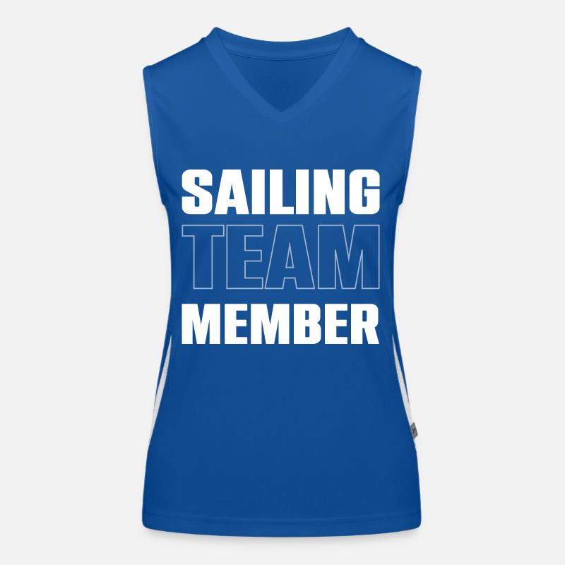 Équipe de voile Débardeur respirant contrasté Femme