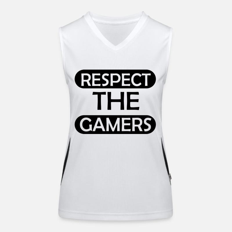 Jeu PC de jeu Débardeur respirant contrasté Femme