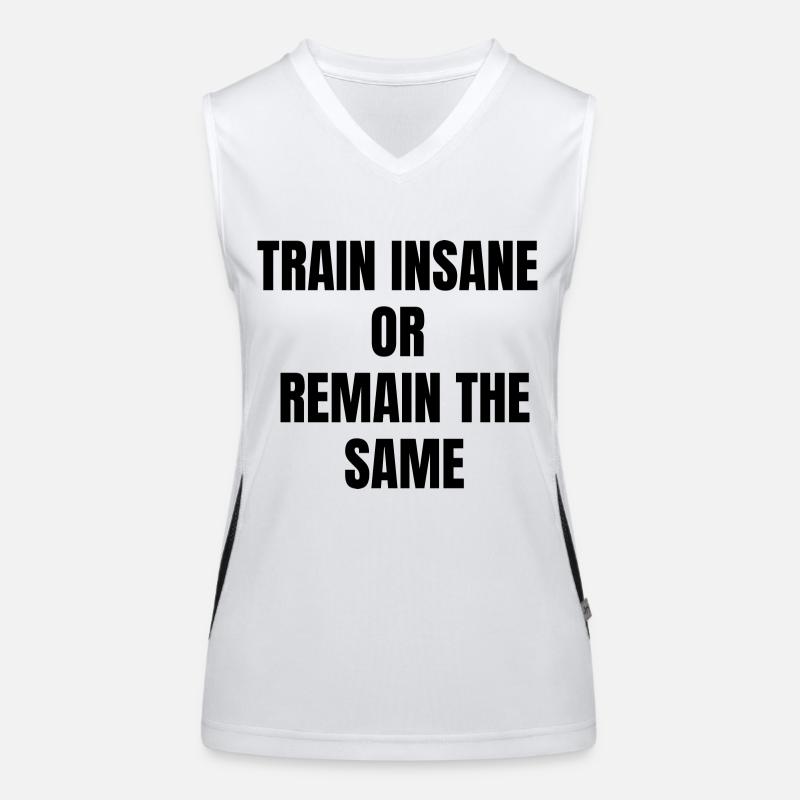 Entraînez-vous dur Débardeur respirant contrasté Femme