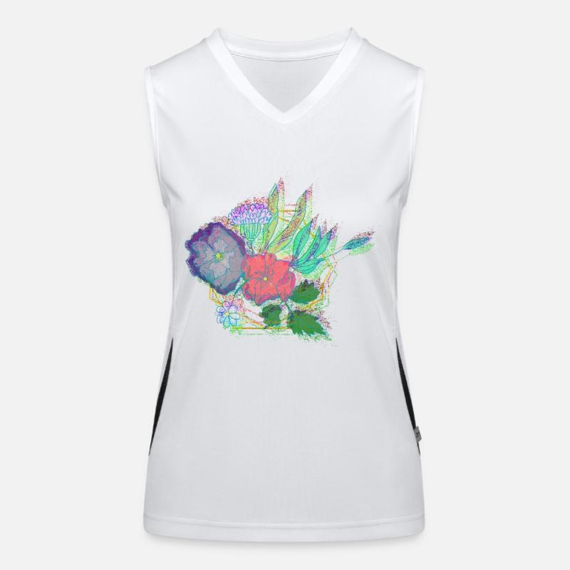 Flower Women's Functional Contrast Tank Top