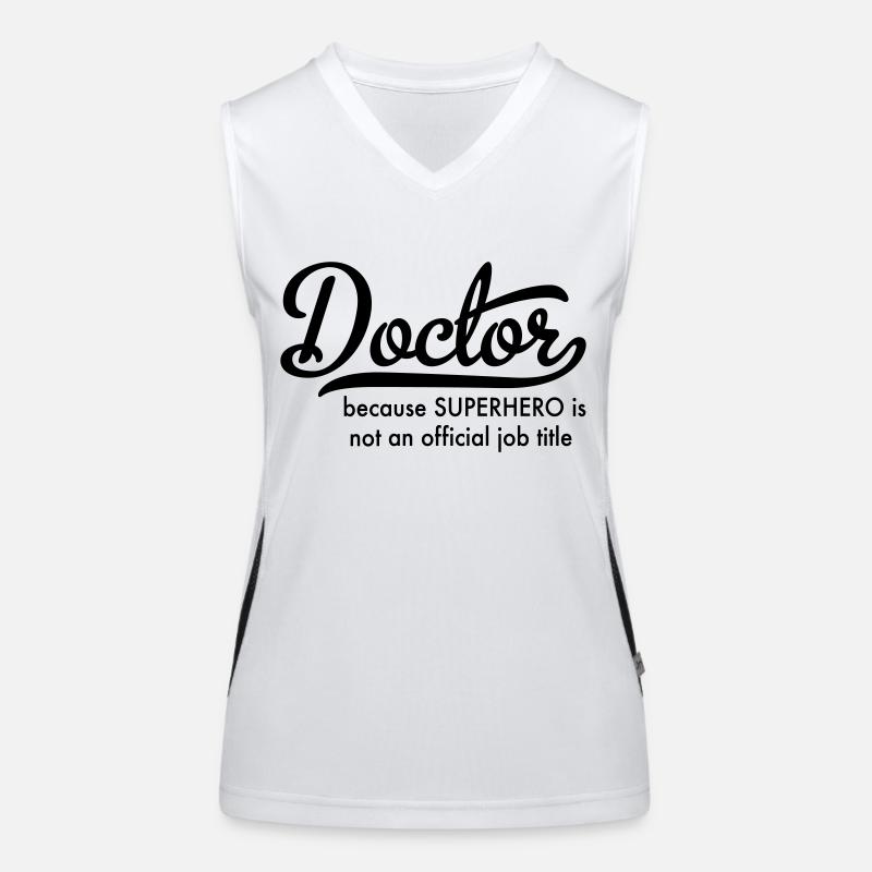 Arzt Funktionelles Kontrast-Tank Top für Frauen