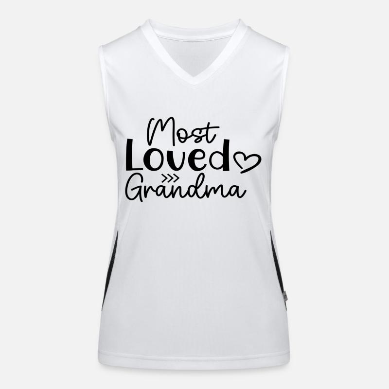 Grand-mère la plus aimée Débardeur respirant contrasté Femme