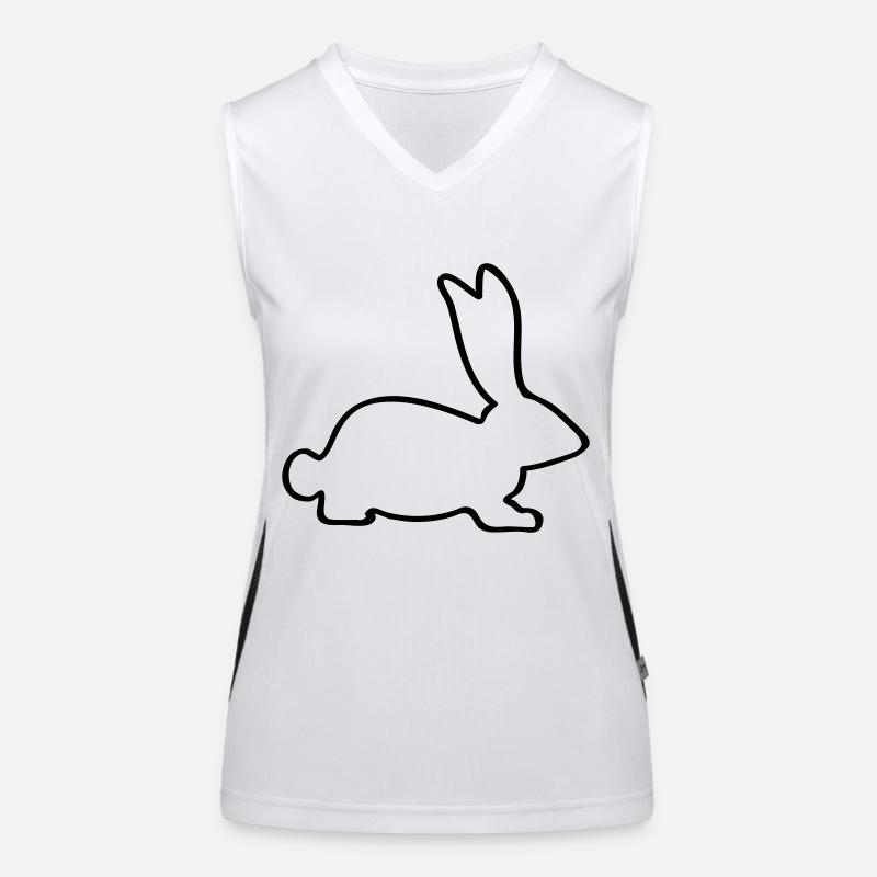 rabbit Funktionelles Kontrast-Tank Top für Frauen