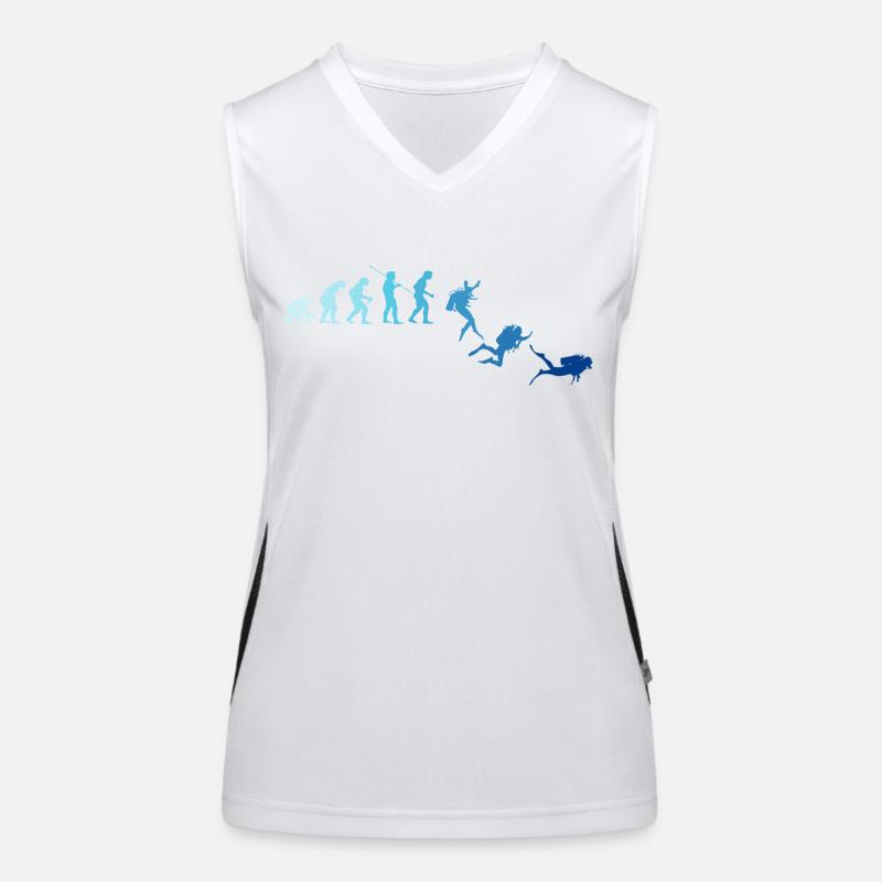 Taucher Evolution Scuba Funktionelles Kontrast-Tank Top für Frauen