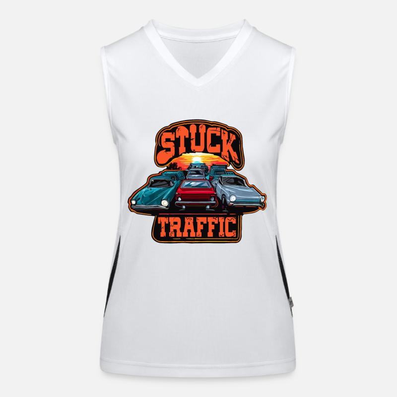 TRAFFIC JAM Women's Functional Contrast Tank Top