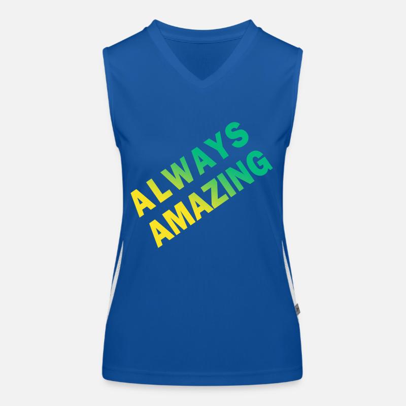 always amazing Funktionelles Kontrast-Tank Top für Frauen