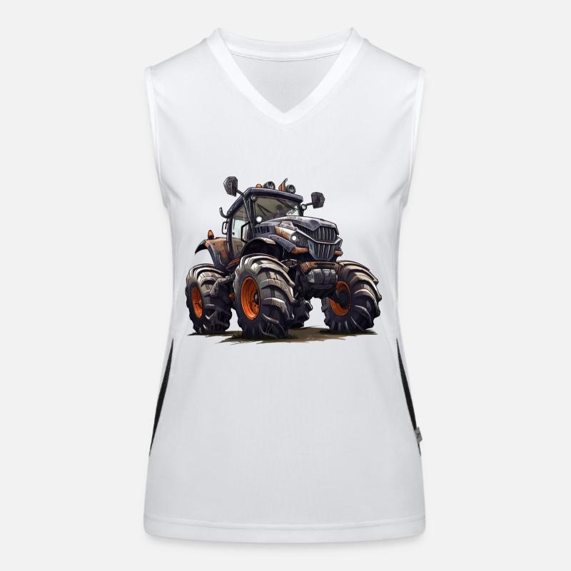 Tractors have a wide range of tasks Women's Functional Contrast Tank Top