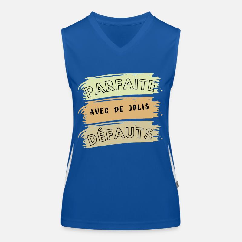 Parfaite Avec De Jolis Défauts Débardeur respirant contrasté Femme