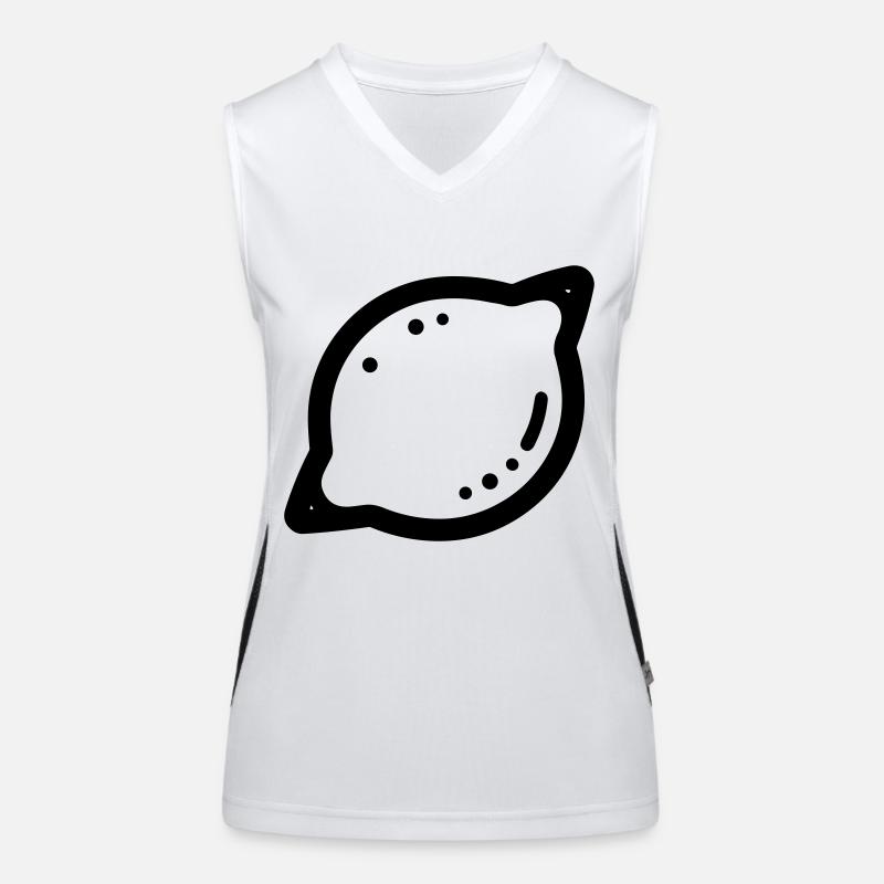 Zitrone Funktionelles Kontrast-Tank Top für Frauen