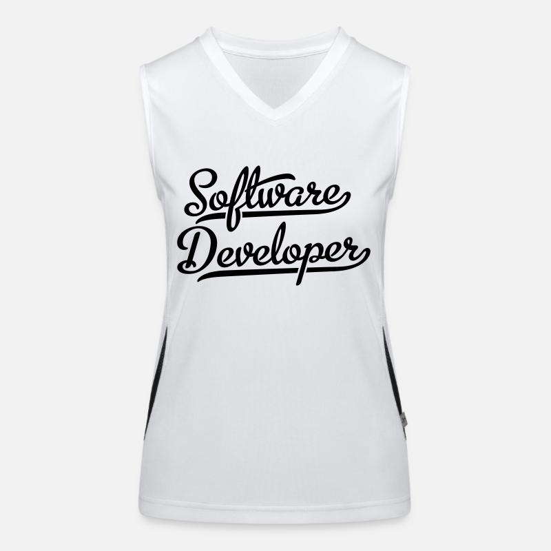 Software Developer Women's Functional Contrast Tank Top