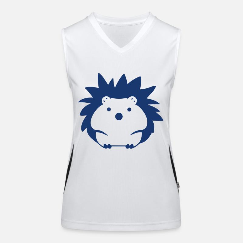 Igel Funktionelles Kontrast-Tank Top für Frauen
