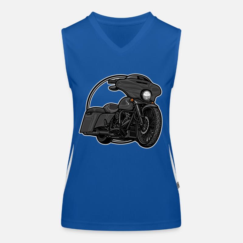 Chopper // Custom // Motorcycle Women's Functional Contrast Tank Top