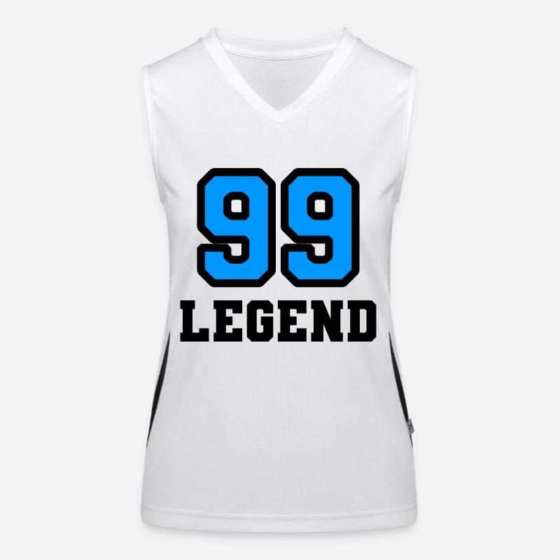Legend bleu et noir 99 Débardeur respirant contrasté Femme