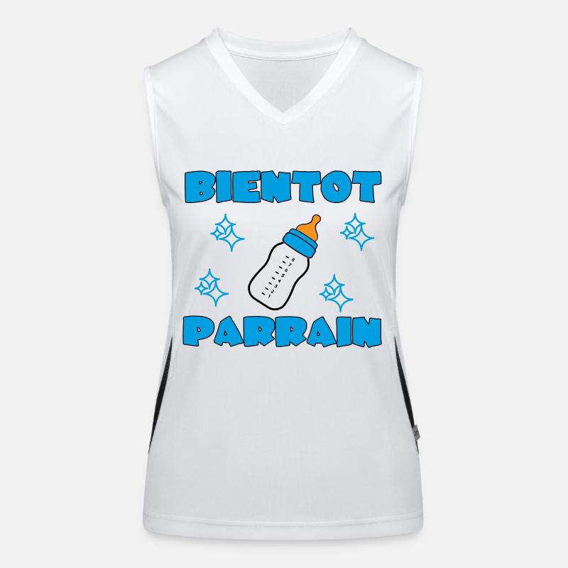BIENTOT PARRAIN Débardeur respirant contrasté Femme