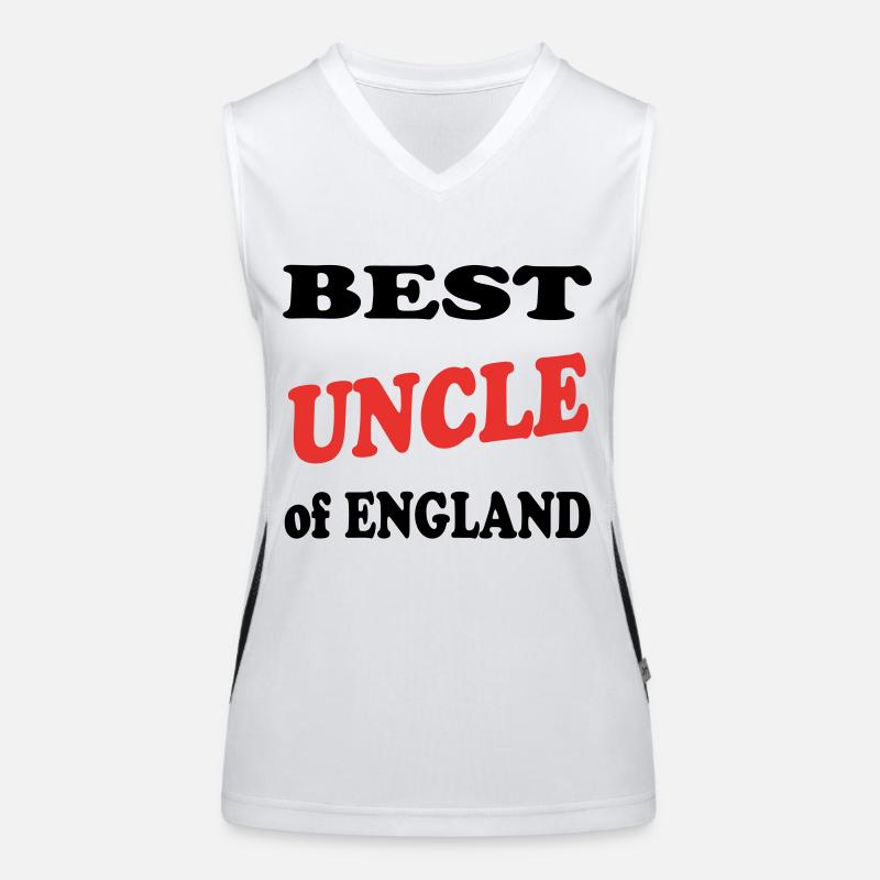 Bester Onkel Funktionelles Kontrast-Tank Top für Frauen