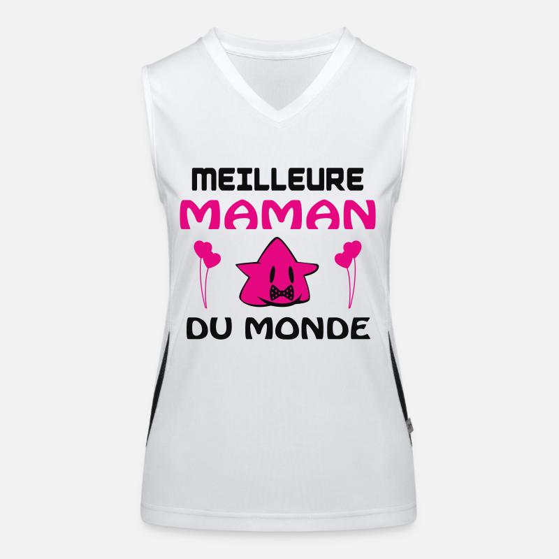 BESTE MUTTER DER WELT Funktionelles Kontrast-Tank Top für Frauen