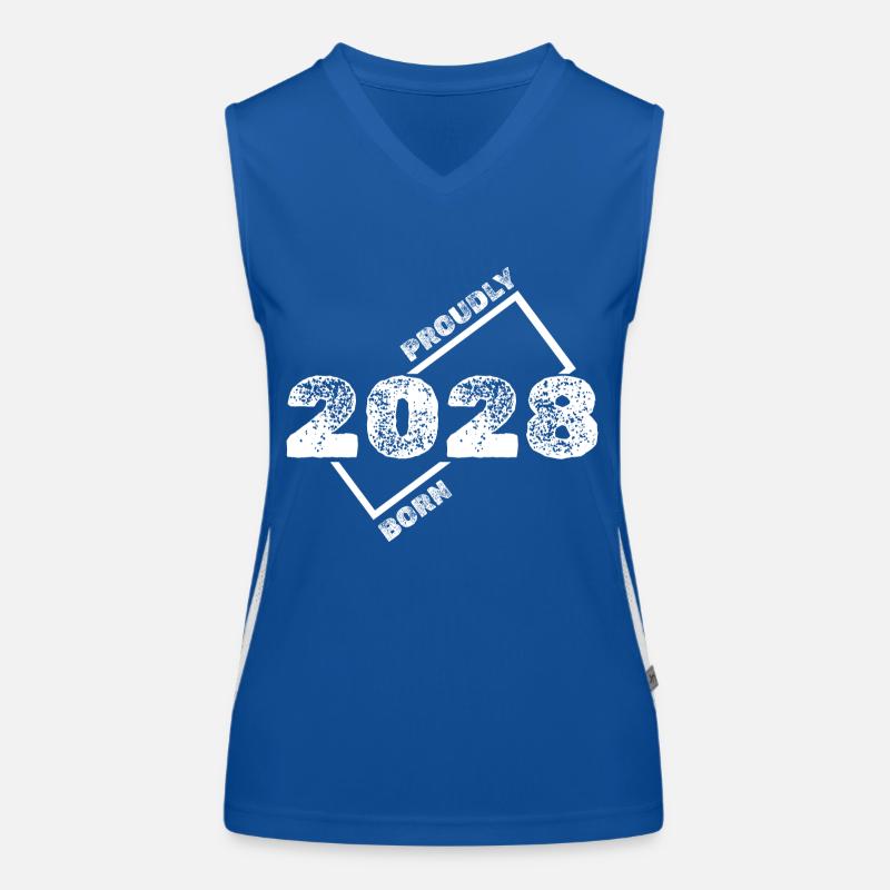 Geschenkidee 2028 Funktionelles Kontrast-Tank Top für Frauen