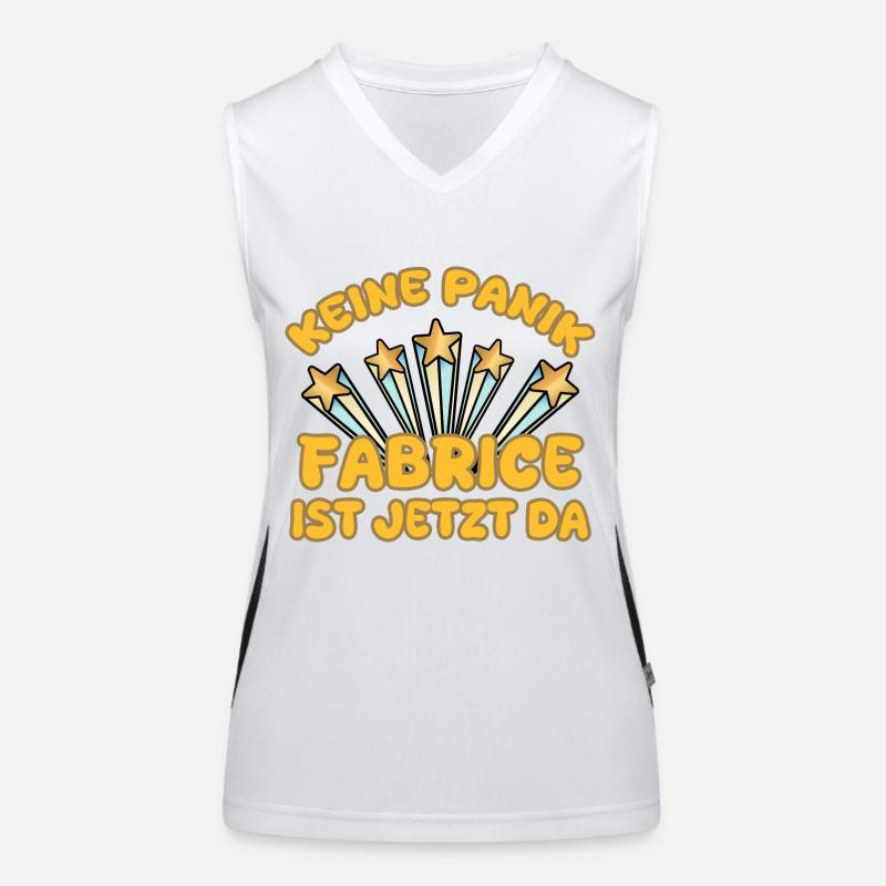 Fabrice comme prénom Débardeur respirant contrasté Femme