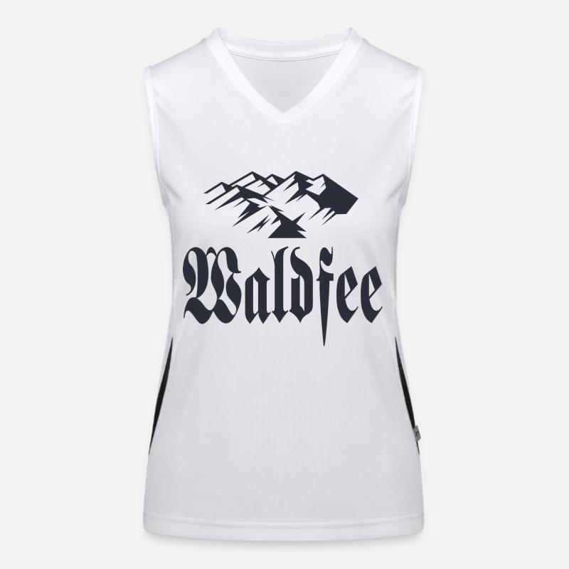 Waldfee Funktionelles Kontrast-Tank Top für Frauen