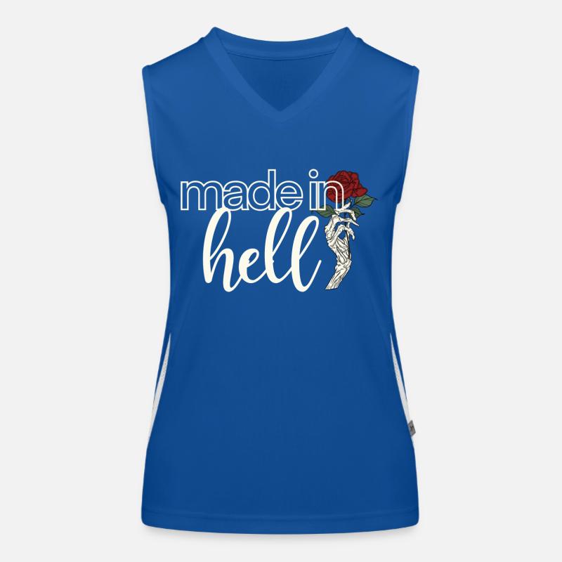 Made in Hell Funktionelles Kontrast-Tank Top für Frauen