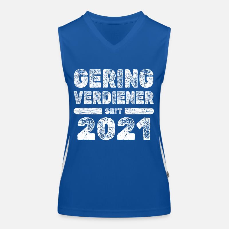 Spruch 2021 Funktionelles Kontrast-Tank Top für Frauen
