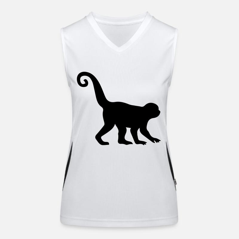 Silhouette de singe Débardeur respirant contrasté Femme
