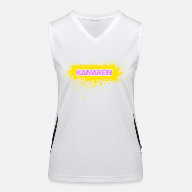 Les îles Canaries comme le soleil Débardeur respirant contrasté Femme