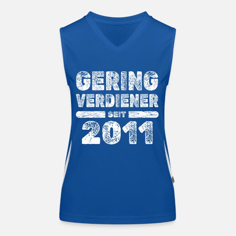 Spruch 2011 Funktionelles Kontrast-Tank Top für Frauen