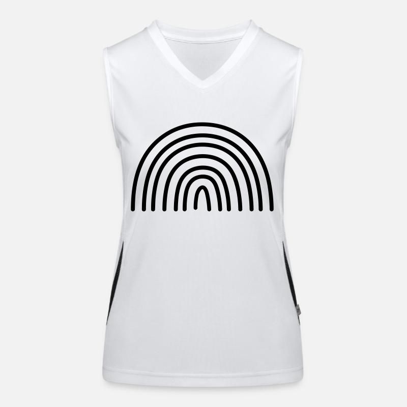 Rainbow Women's Functional Contrast Tank Top