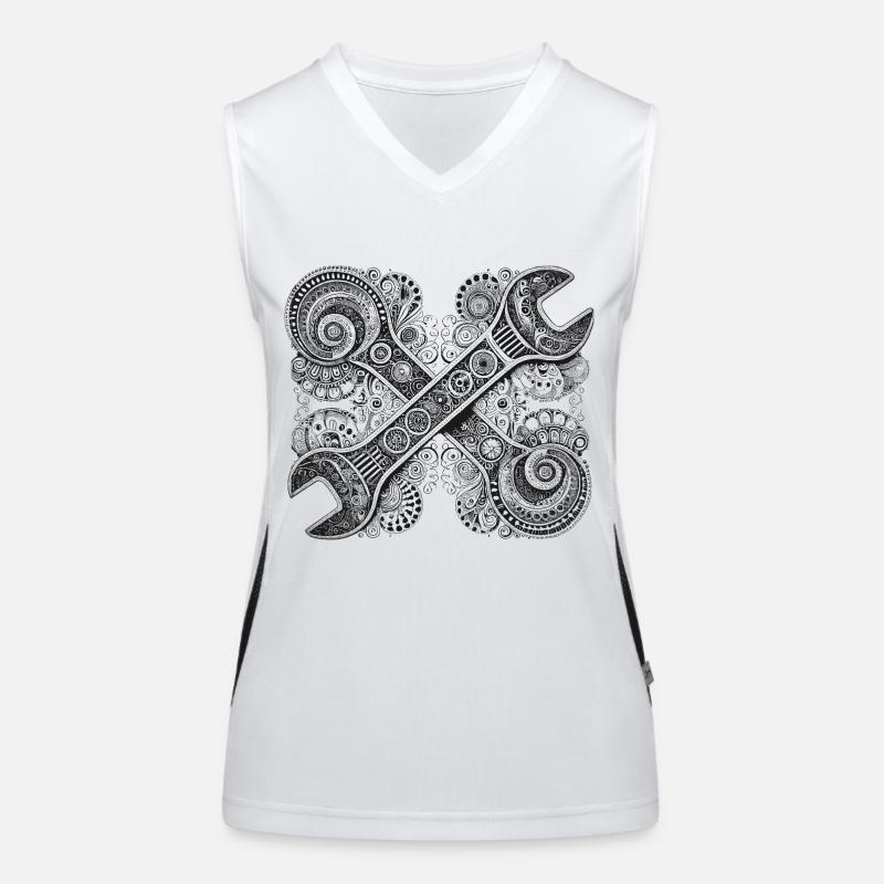 Open-end wrenches Women's Functional Contrast Tank Top