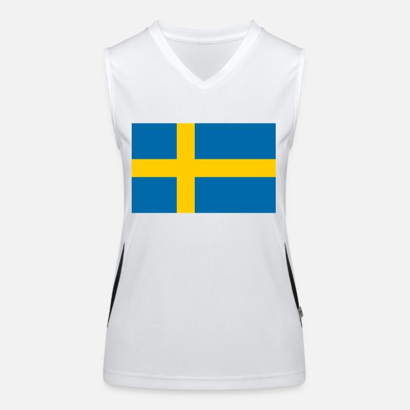 Suède Débardeur respirant contrasté Femme