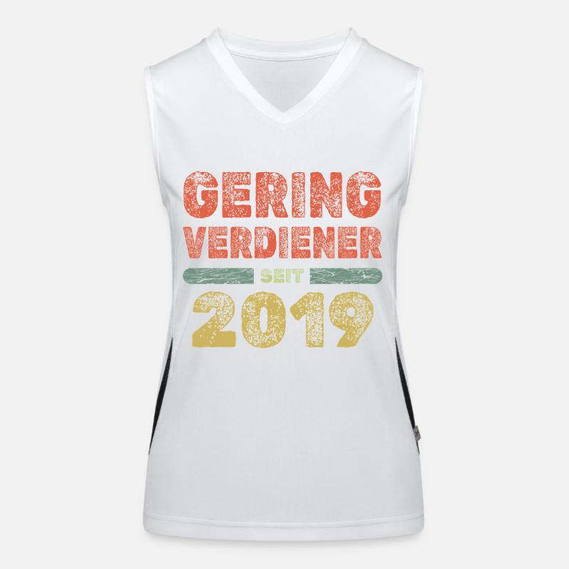 Décision 2019 Débardeur respirant contrasté Femme