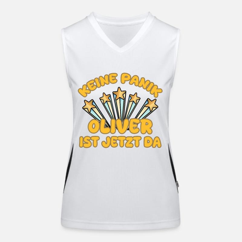 Oliver as a first name Women's Functional Contrast Tank Top