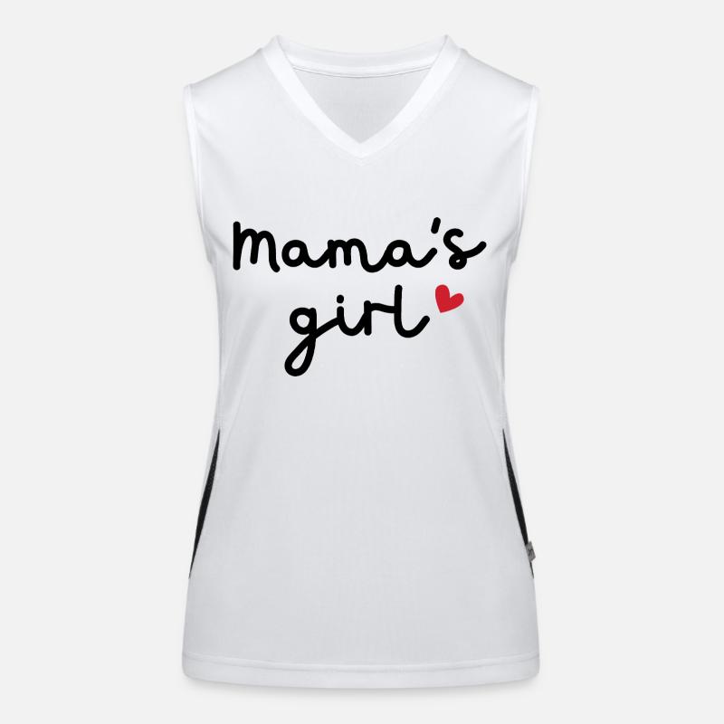 Mamas Mädchen Funktionelles Kontrast-Tank Top für Frauen