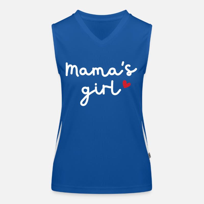 Mamas Mädchen Funktionelles Kontrast-Tank Top für Frauen
