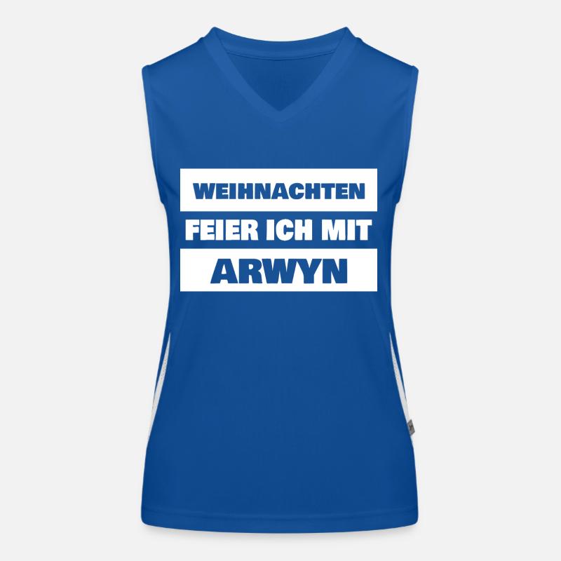 Prénom Arwyn Débardeur respirant contrasté Femme