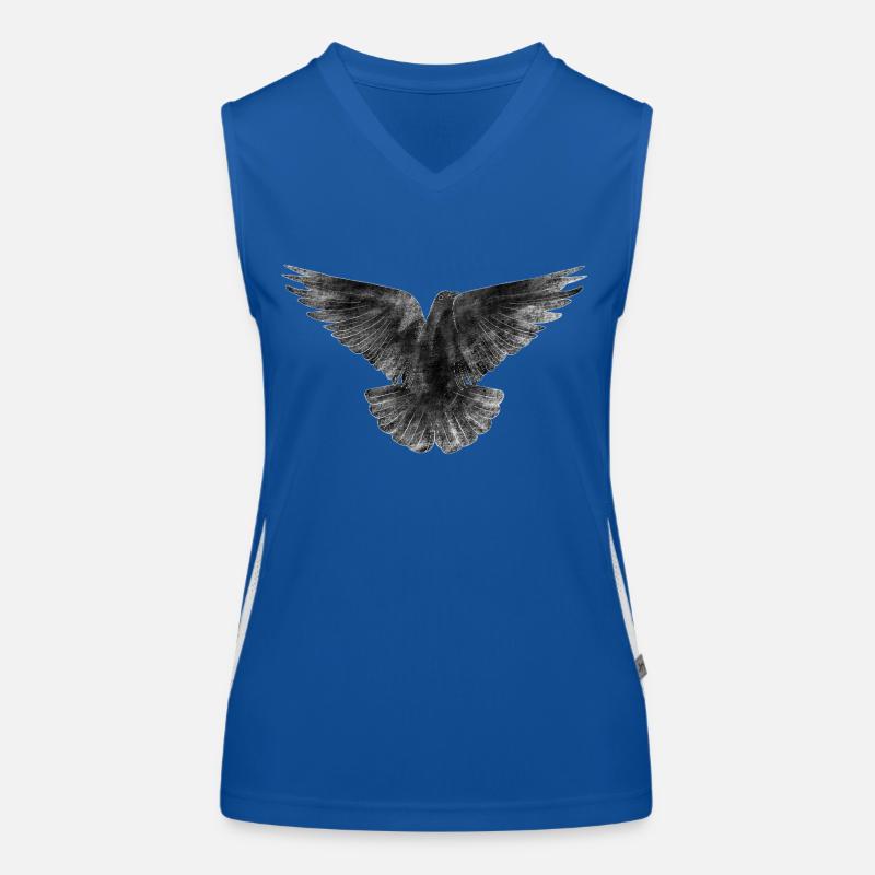 Taube Funktionelles Kontrast-Tank Top für Frauen