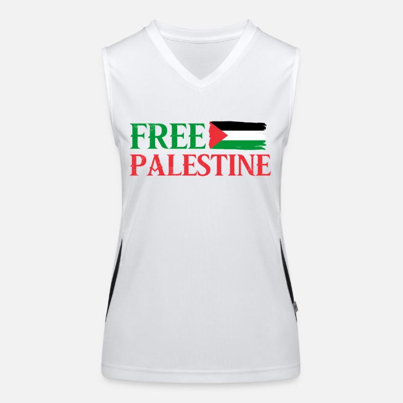 Librer Palestine Débardeur respirant contrasté Femme