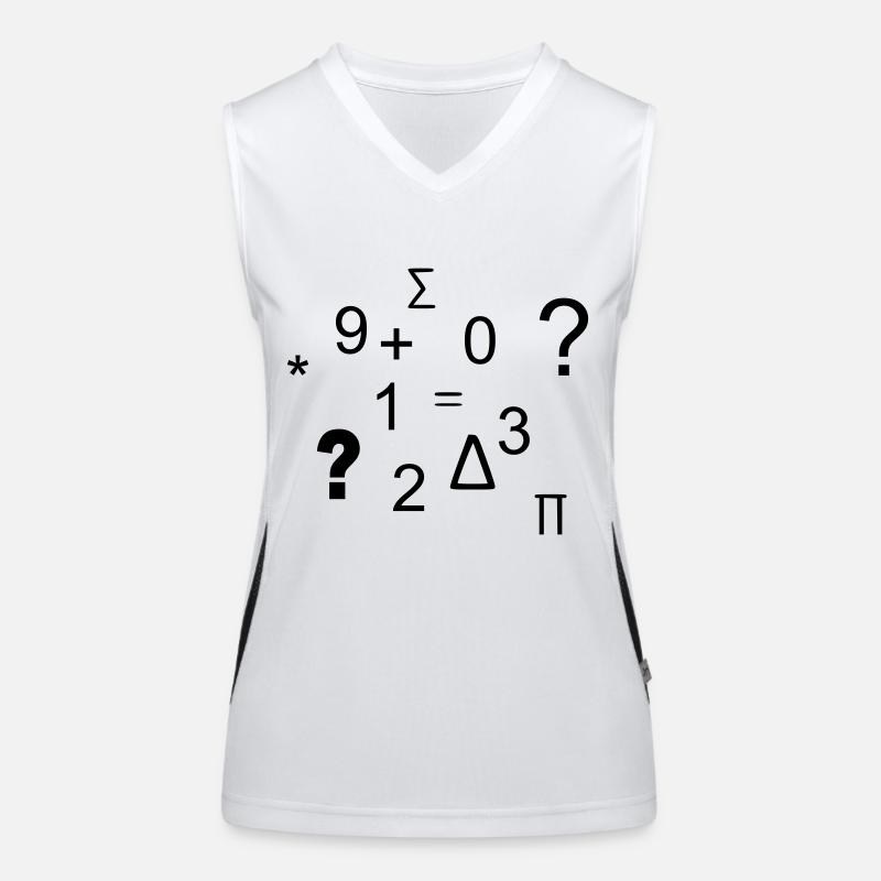 Zahlen Funktionelles Kontrast-Tank Top für Frauen