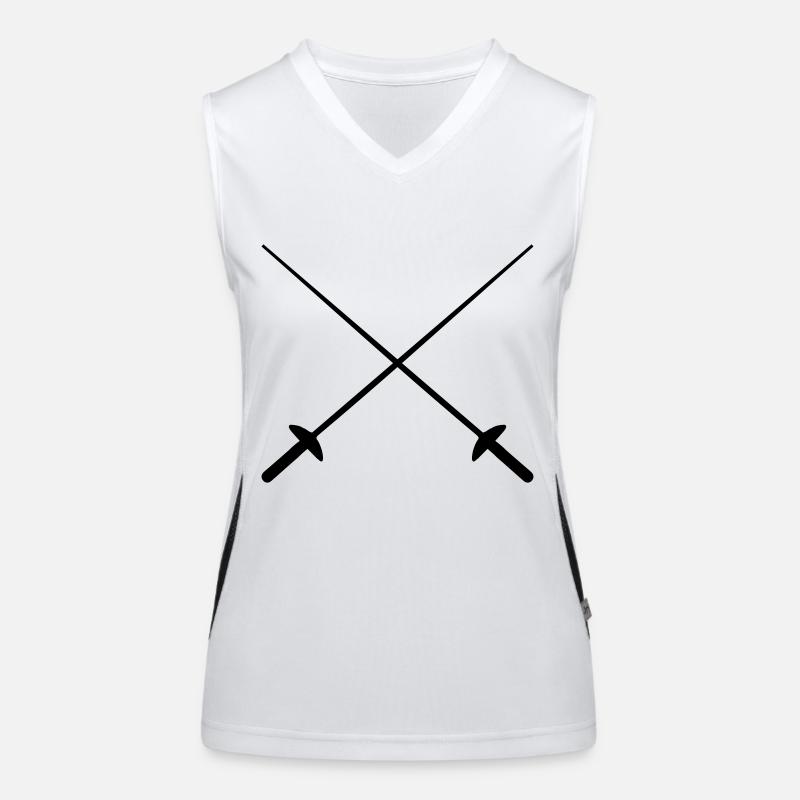 Escrime, épée Débardeur respirant contrasté Femme