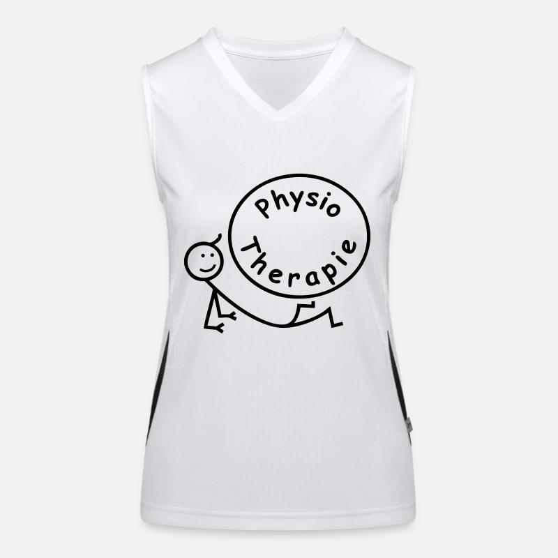 Physiotherapy / Physio Ball Game Women's Functional Contrast Tank Top